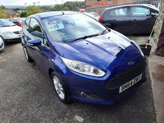 Ford Fiesta 1.5 TDCi Zetec 3dr Hatchback Diesel Blue